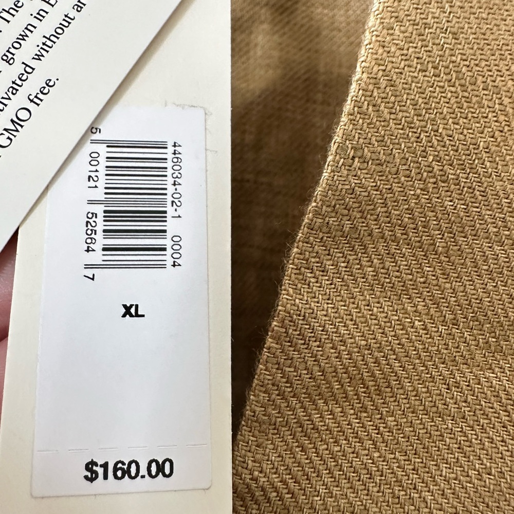 Banana Republic European linen kaftan mini dress